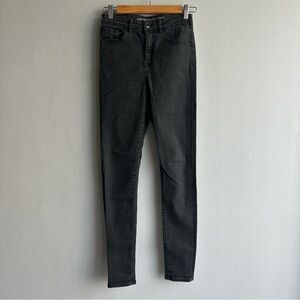 Jack Wills The Fernham High Waist Super Skinny Jeans 27 x 30 in Black